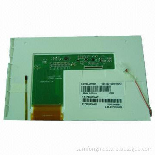 7-inch LCD Panel for Medical Equipment, LW700AT9901, 800 x 480 Pixels Resolution